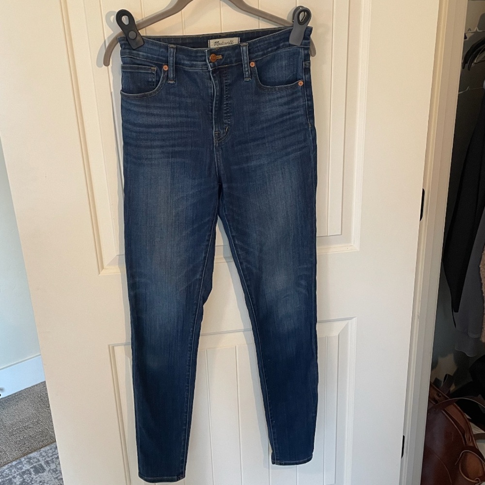 Madewell Tall Curvy High-Rise Skinny Jeans in Danny Wash